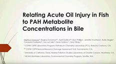 Relating Acute Oil Injury in fish to PAH Metabolite Concentrations In Bile (Video) - link opens in new window