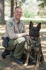 Warden Aaron Galwey K-9 Rango WET
