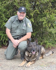 Lt. George Struble and K-9 Leo