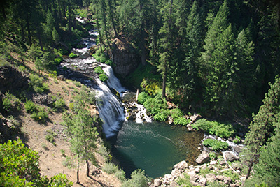 Middle Falls on the McCloud River