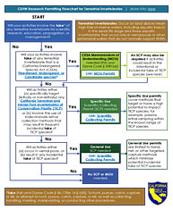 thumbnail of CDFW Research Permitting Flowchart