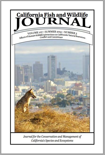 cover of Journal showing fox, with city in background