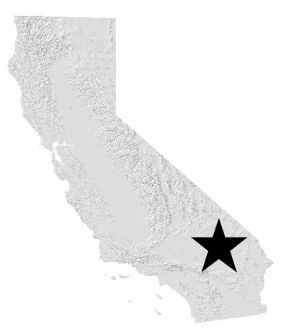 California map indicating location of Placer County