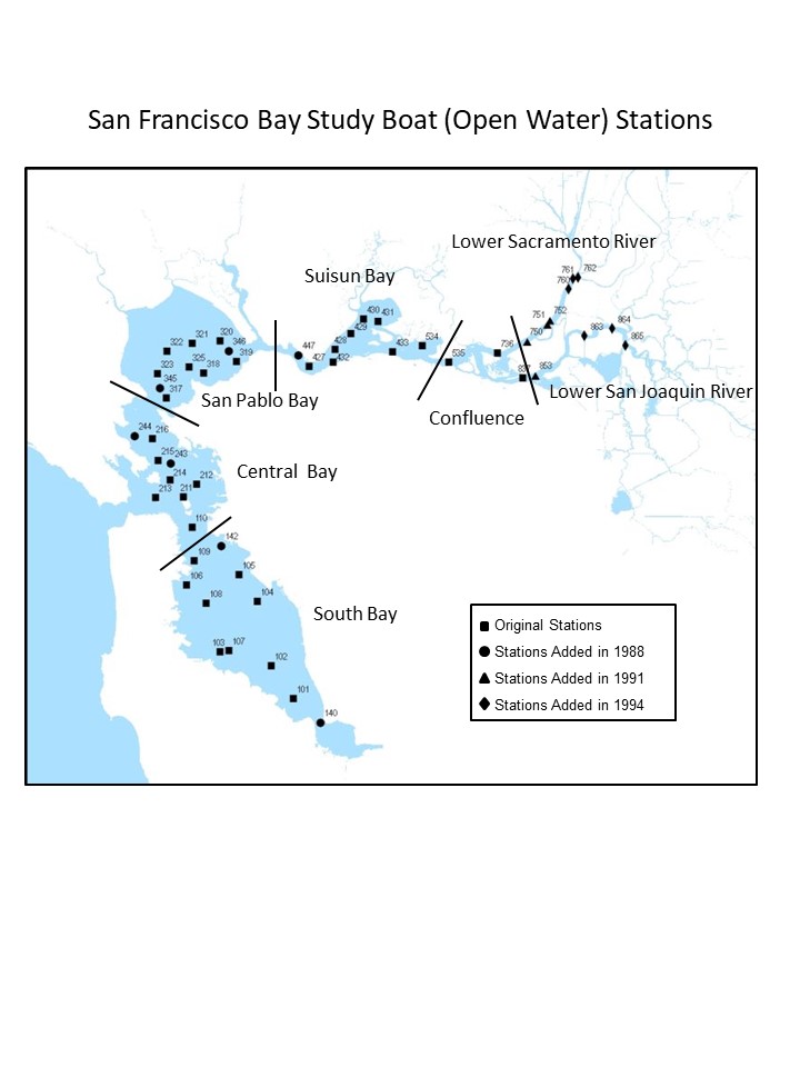 Bay map with regions