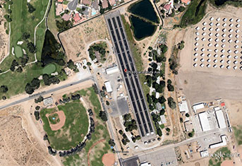 aerial view of hatchery roads, buildings, ponds - ©Google