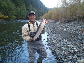 angler holding fish