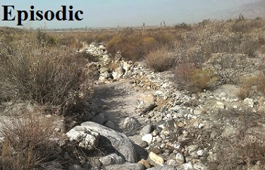 example of episodic streambed