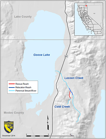 map of Goose Lake