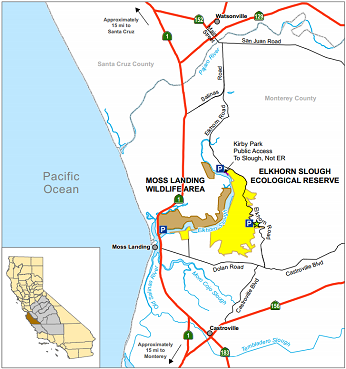 Map of Moss Landing WA - click to enlarge in new window
