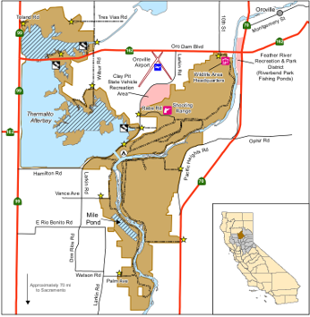 Map of Oroville WA - click to enlarge in new window