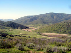 view of river valley at Rancho Jamul ER