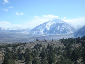 Overview of landscape in Round Valley, California