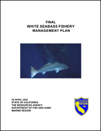 White Seabass Fishery Management Plan: Cover Page